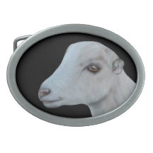 LaMancha  Dairy Goat Belt Buckle