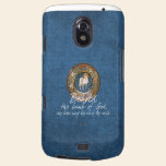Lamb of God Byzantine Christian Icon on Blue casemate cases