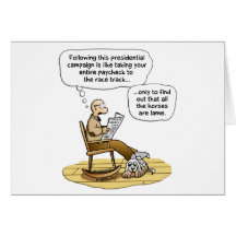 LAME HORSES CARD