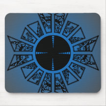 Lament star blue mouse pads