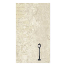 LAMP POST CALLING CARDS BUSINESS CARD TEMPLATE