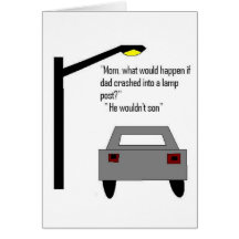 Lamp post card
