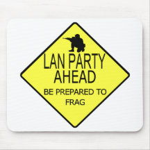 Lan Party Ahead Mouse Pads