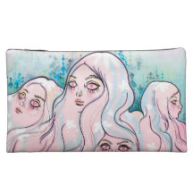 "Land of Girl Head Mountains" Medium Accessory Bag