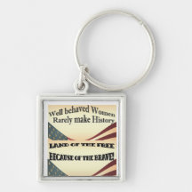land of the free keychain