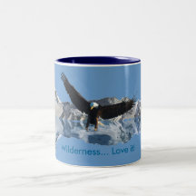 Landing Bald Eagle Wildlife-supporter Drinkware Mug