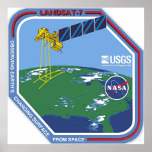 Landsat 7 Program Logo Posters