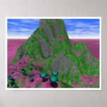 Landscape 1, mushroom planet posters