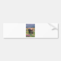 landscape  heavenly kurdish family bumper sticker