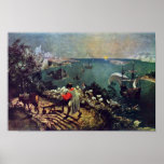 Landscape With The Fall Of Icarus By Bruegel D. Ä. Print