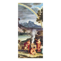 Landscape With The Peace Offerings Of Noah By Koc Rack Cards