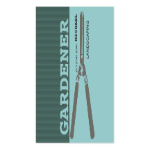 Landscaping Lawn Garden Tools  Pruning Scissors Business Card Templates