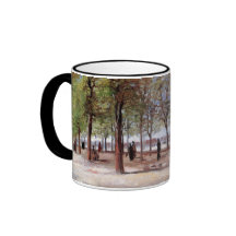 Lane at the Jardin du Luxembourg, Vincent van Gogh Coffee Mugs