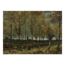 Lane with Poplars by Van Gogh Photo Print