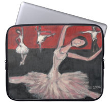 Laptop sleeve with Rehearsal  by aletta mes 2006