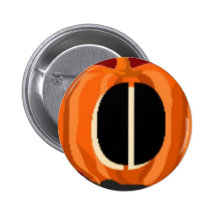 Large Hollow Pumpkin Buttons