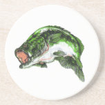 Large mouth Bass Drink Coaster