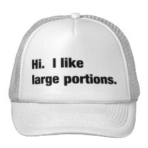 Large Portions Mesh Hats