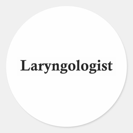 Laryngologist Stickers