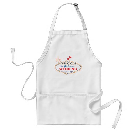 Las Vegas Groom Aprons