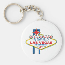 Las Vegas Honeymoon/Save the Date Keychain