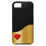 Las Vegas Lucky in Love black/gold Case For The iPhone 5