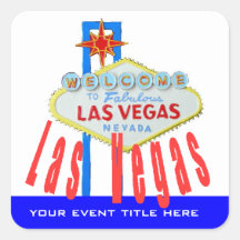 Las Vegas Party Event Sticker