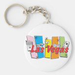 Las Vegas Retro Keychain