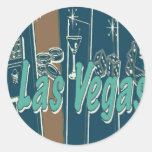 Las Vegas Retro Stickers