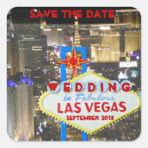 Las Vegas Sign Marriage Plans Sticker