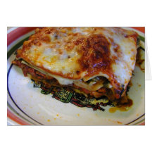 Lasagne Food Greeting Cards