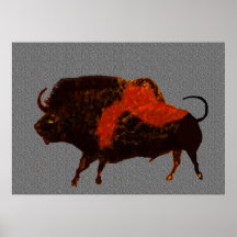 Lascaux Bison Print