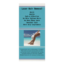 Laser Hair Rack Card