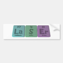 Laser-La-S-Er-Lanthanum-Sulphur-Erbium.png Bumper Sticker
