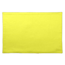 Laser Lemon Yellow Placemats