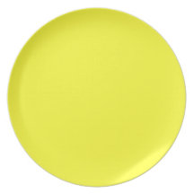 Laser Lemon Yellow Plate