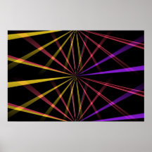 Laser lights poster