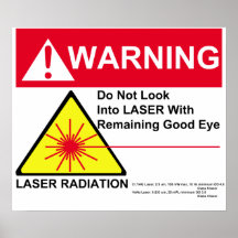 LASER Warning Print