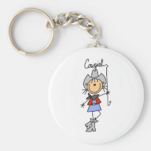 Lasso Cowgirl T-shirts and Gifts Keychains