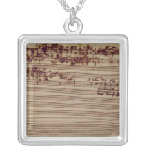 Last page of The Art of Fugue, 1740s Necklace