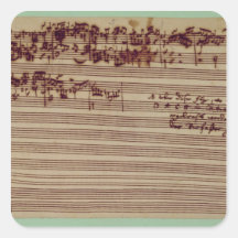 Last page of The Art of Fugue, 1740s Stickers