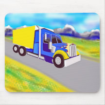 Lastkraftwagen Mauspad