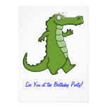 Later Gator Birthday Party Personalised Invites
