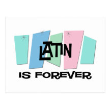 Latin Is Forever Postcard