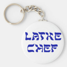 Latke Chef Keychain
