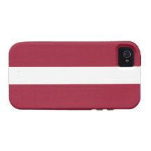Latvia Flag iPhone 4/4S Case