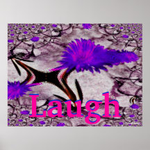 Laugh Blooming Earth Poster-Customise