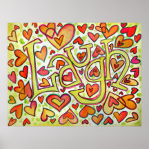 Laugh Poster Print