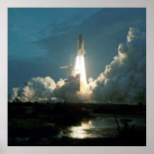 Launch of Space Shuttle Columbia (STS-32) Posters