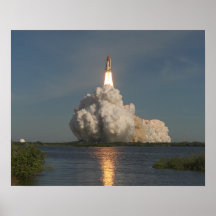 Launch of Space Shuttle Columbia (STS-62) Print